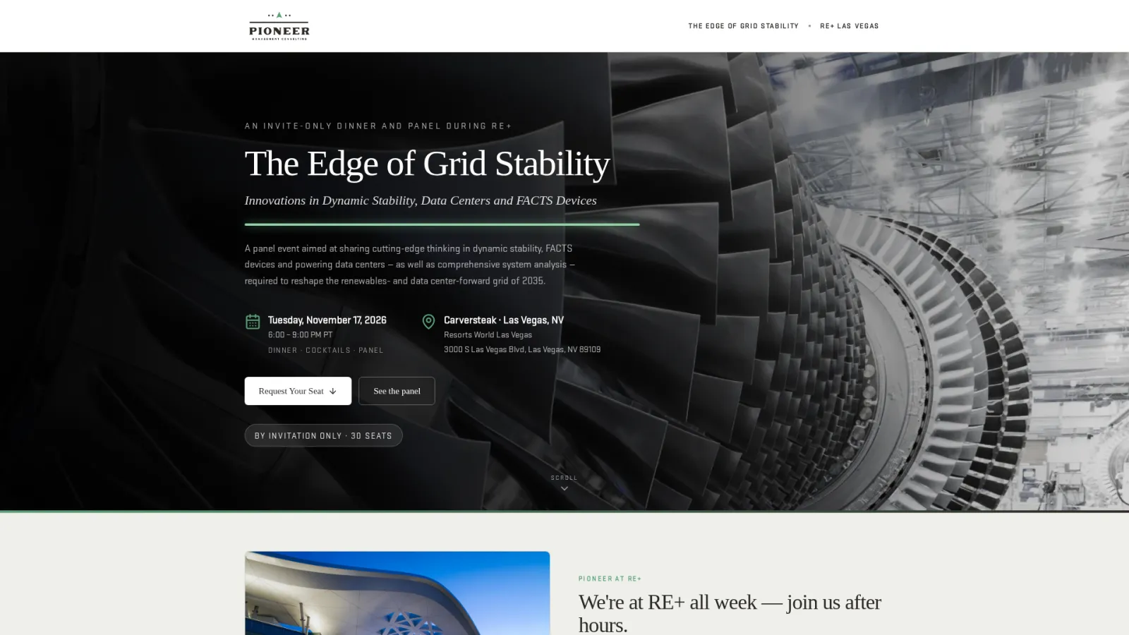 The Edge of Grid Stability interface
